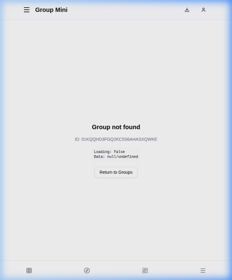 Group Not Found